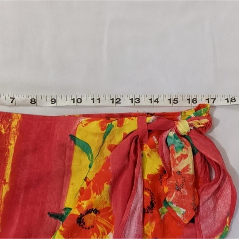 JAMS WORLD Tie Wrap Maxi Fida Fire Daisy Skirt - Picture 7 of 12